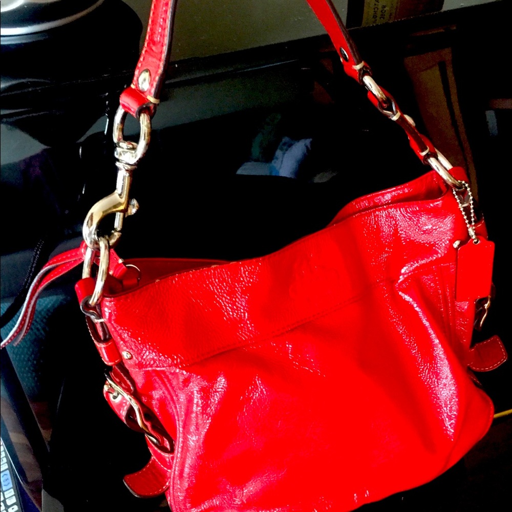 Authentic Coach bag- patent leather
